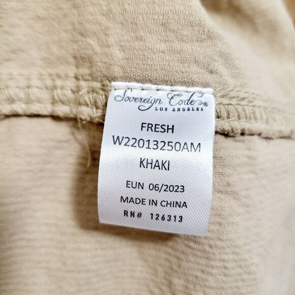 Sovereign Code Fresh Corduroy Shirt Rugged Khaki Men's XL - Picture 5 of 12